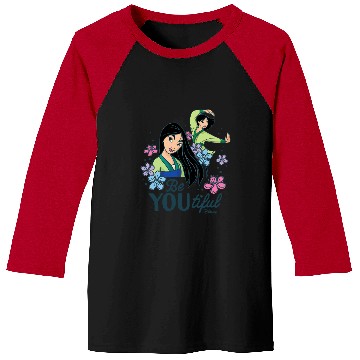 Discover Disney Princess - Be Youtiful Mulan Baseball Tees