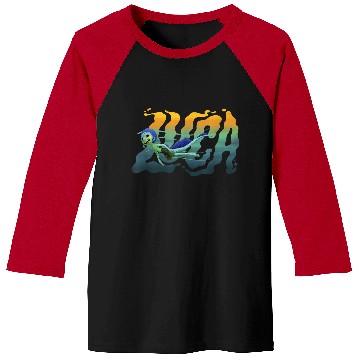 Discover Disneyss Pixars Luca Swimming Logo Baseball Tees