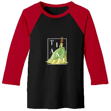 Discover Disney Princess Tiana Character Box Baseball Tees
