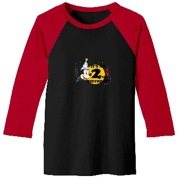 Discover Disney Mickey Mouse 2nd Birthday TShirt Baseball Tees