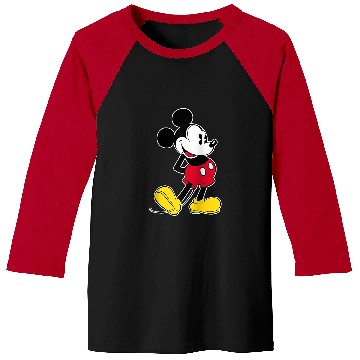 Discover Disney Mickey Mouse Classic Pose Raglan Baseball Tee Baseball Tees