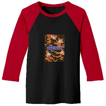 Discover Disney Aladdin Abu Monkey Mischief Baseball Tees