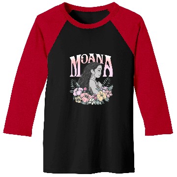 Discover Disney Moana Cute Spring Time Moana Big Chest Portrait Frame Baseball Tees