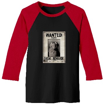 Discover Disney The Muppets Wanted Evil Frog Reward Poster Baseball Tees