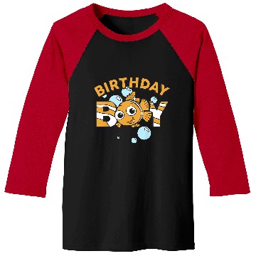Discover Kids Disney Pixar Finding Nemo Birthday Boy Cute Nemo Youth Baseball Tees