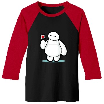 Discover Disney Big Hero 6 Baymax With Lollipop Cute Shot Baseball Tees