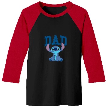 Discover Disney Lilo Stitch  Dad Cool Stitch Collegiate L Baseball Tees