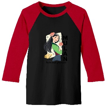 Discover Disney Princess - Mulan Hero And Princess Baseball Tees