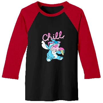 Discover Disney Lilo and Stitch Neon Ice Cream Chill Drip Baseball Tees