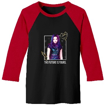 Discover Disney Descendants Mal The Future Is Yours Baseball Tees