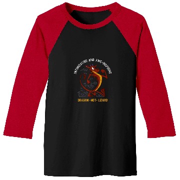 Discover Disney Mulan Mushu Dragon Not Lizard Portrait Baseball Tees