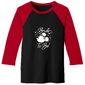 Discover Disney Minnie Mouse Bride to Be Wedding Bridal B Baseball Tees