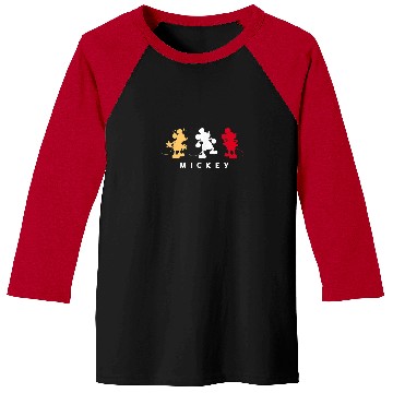Discover Amazon Essentials Disney Mickey Silhouette Trio Baseball Tees