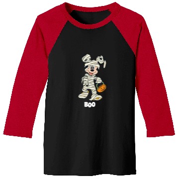 Discover Disney Halloween Mickey Mummy Long Sleeve Baseball Tees