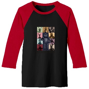 Discover Five Nights At Freddys Eras Tour Baseball Tees