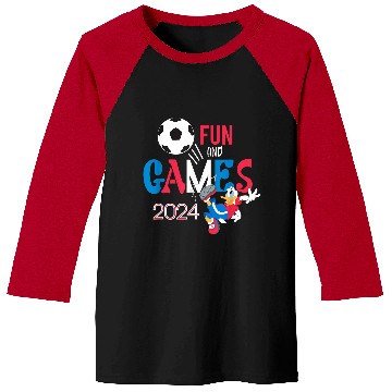 Discover Disneyss Donald Duck Sports Football Soccer Fun Games 2024 Baseball Tees
