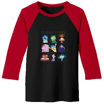 Discover Disney Pixar Inside Out 2 Today I Feel... Emotions Panels Baseball Tees
