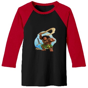 Discover Disney Moana 2 Action Pose “Maui” with Fish Hook Baseball Tees