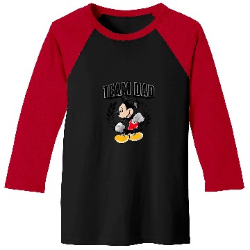 Discover Disney Team Dad Mickey Mouse Baseball Tees