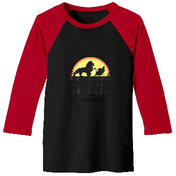 Discover Disney The Lion King Classic Logo Silhouette Baseball Tees
