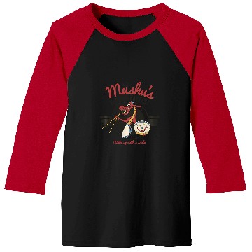 Discover Disney Mulan Mushu'S Bed Breakfast Poster Baseball Tees