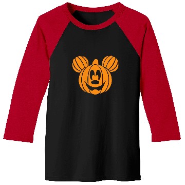 Discover Disney Mickey Mouse Pumpkin Halloween Baseball Tees