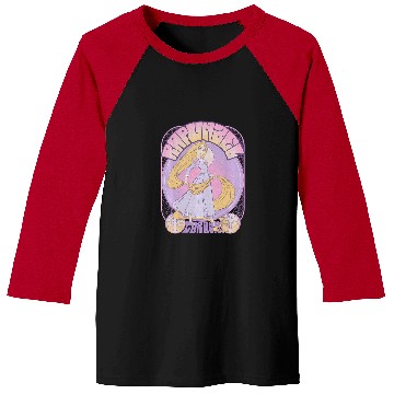 Discover Disney Tangled Rapunzel Seventies Retro Poster Baseball Tees