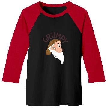 Discover Disney Snow White & The Seven Dwarfs Grumpy Face Baseball Tees