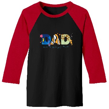 Discover Disneyss And Pixarss Finding Nemo Dad Fathers Day Birthday Baseball Tees