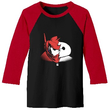 Discover Disney Big Hero 6 Baymax Split Face Epic Shot Distressed Epic Baseball Tees