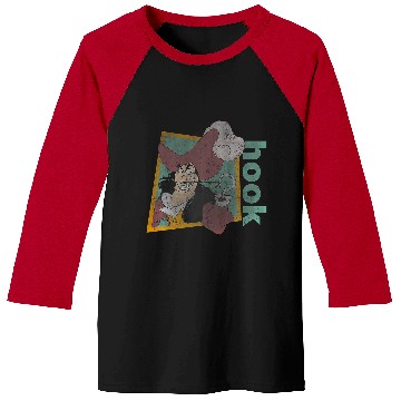 Discover Disney Peter Pan Retro Captain Hook Smirking Premium Baseball Tees