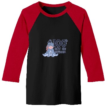 Discover Disney Winnie The Pooh Eeyore 100Th Day Of School Eye Cover Baseball Tees