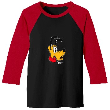 Discover Disney Mickey And Friends Pluto Big Face Baseball Tees