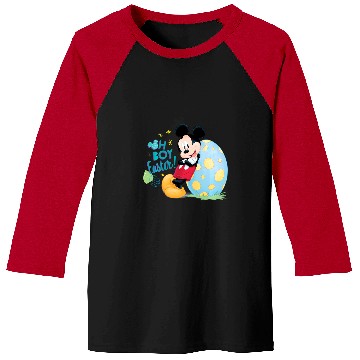 Discover Disney Mickey Oh Boy Easter Baseball Tees