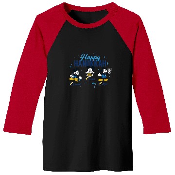 Discover Disney - Mickey Happy Hanukkah Baseball Tees