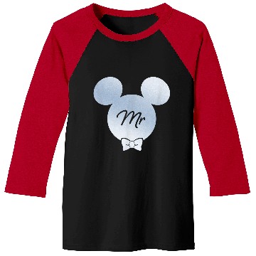 Discover Disneyss Wedding Matching Mickey Bow Tie Husband Groom Mr Baseball Tees