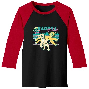Discover Disneyss Lion King Retro Simba Nala 90s Hakuna Matata Baseball Tees