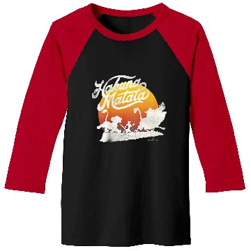 Discover Disneyss The Lion King Hakuna Matata Sunset March Baseball Tees