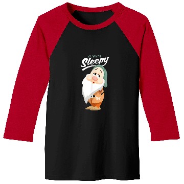 Discover Disneyss Snow White And The Seven Dwarfs Always Sleepy Baseball Tees