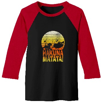 Discover Disneyss Lion King Simba Hakuna Matata Sunset C1 Baseball Tees