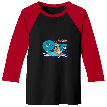Discover Disney Aladdin Classic Poster Baseball Tees