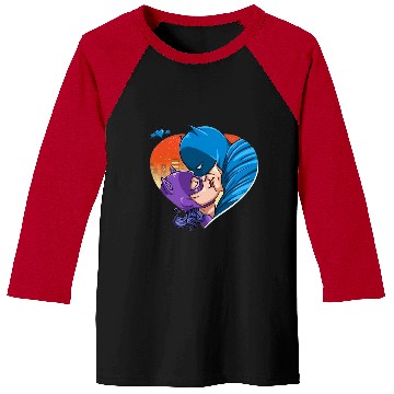 Discover Batman Kissing The BatWomen , Superhero , Marvel Disney Baseball Tees