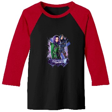 Discover Disney Descendants 3 Mal and Evie Wicked Friends Baseball Tees