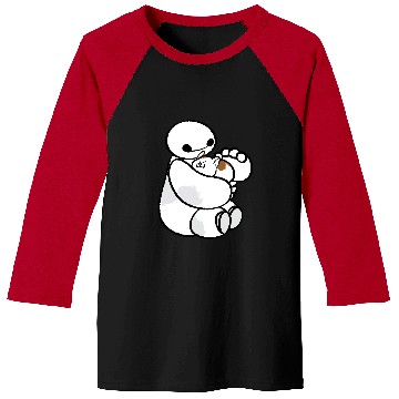 Discover Disney Big Hero 6 Baymax Cat Cute Portrait Baseball Tees