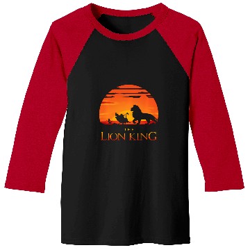 Discover Disney Lion King Classic Sunset Walk Baseball Tees