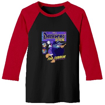 Discover Disney Darkwing Duck Black  Classic Fit Baseball Tees