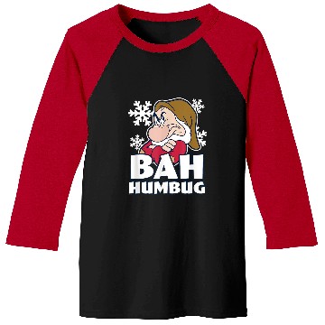 Discover Disneyss Snow White The Seven Dwarfs Christmas Grumpy Humbug Baseball Tees