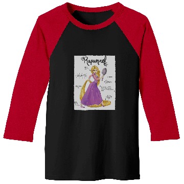 Discover Disney Tangled Rapunzel Fashion Callouts Baseball Tees