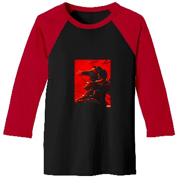 Discover Disney Mulan and Khan Red Poster Graphic Baseball Tees