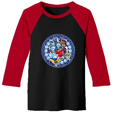 Discover Disneys Kingdom Hearts Sora Stained Glass Baseball Tees